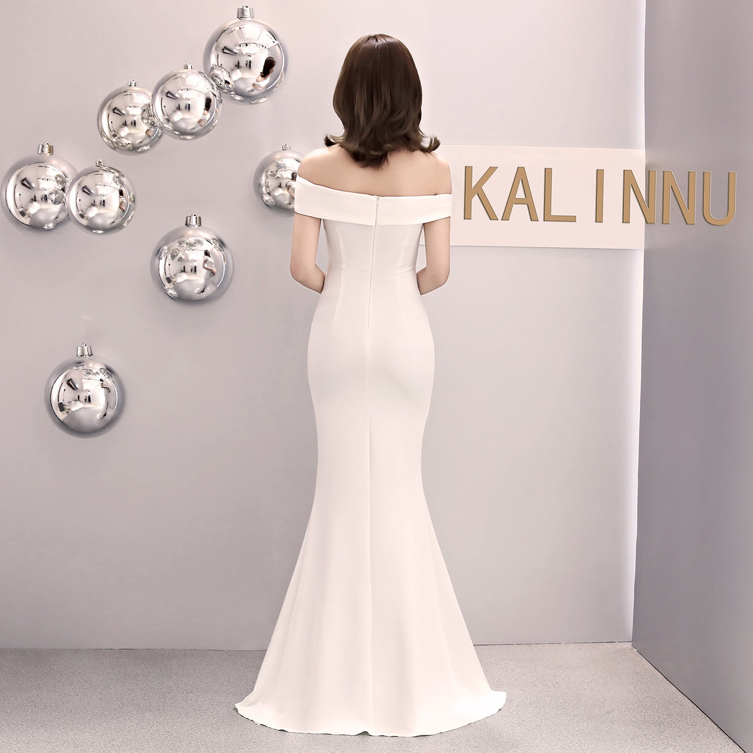 Off Shoulder Formal Party Evening Dress Women Fashion Party Long Elegant Slim Fit Sexy Fishtail Dress 16