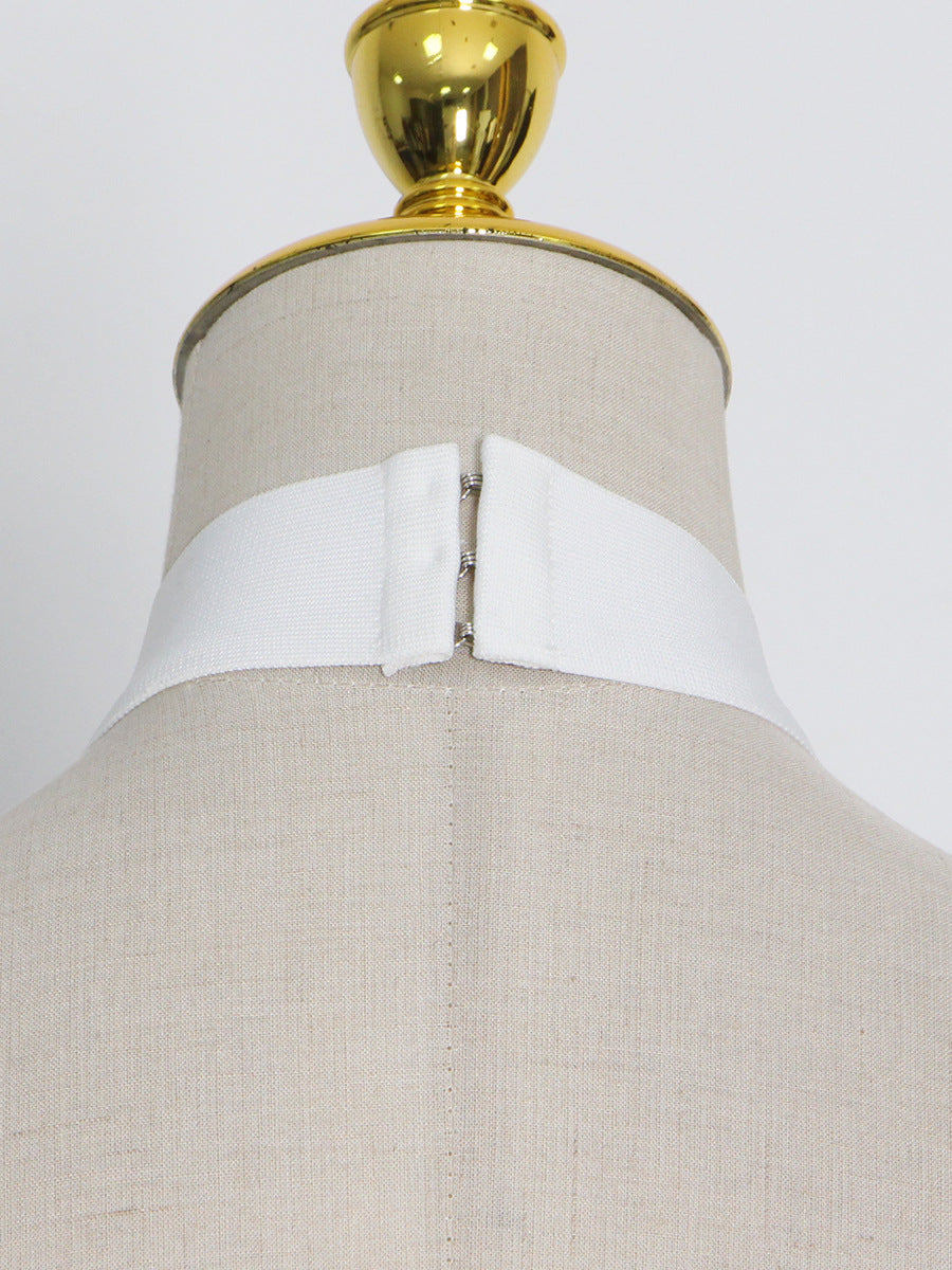 Fashion Two-Piece Spring Round Neck Sleeveless Slim Waist Irregular Two Piece Set 27