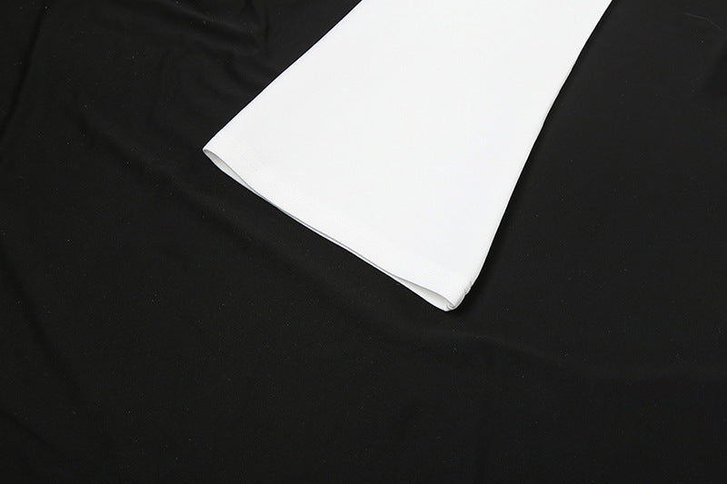 Autumn Women's Solid Color Chic Turndown Collar Slim Waist Lace-Up Zipper Long Sleeve Dress 23