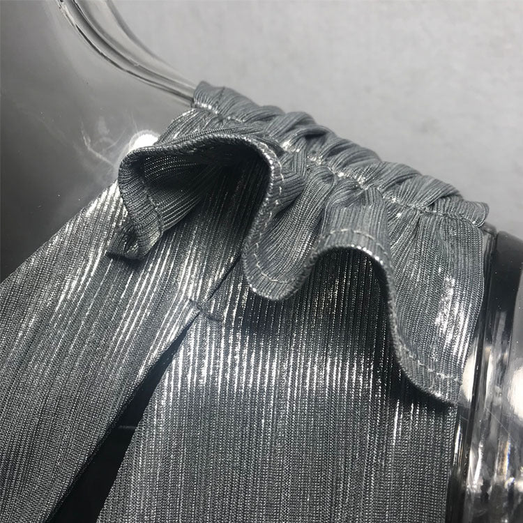 Women One Shoulder Sexy Lace Up Maxi Dress 12