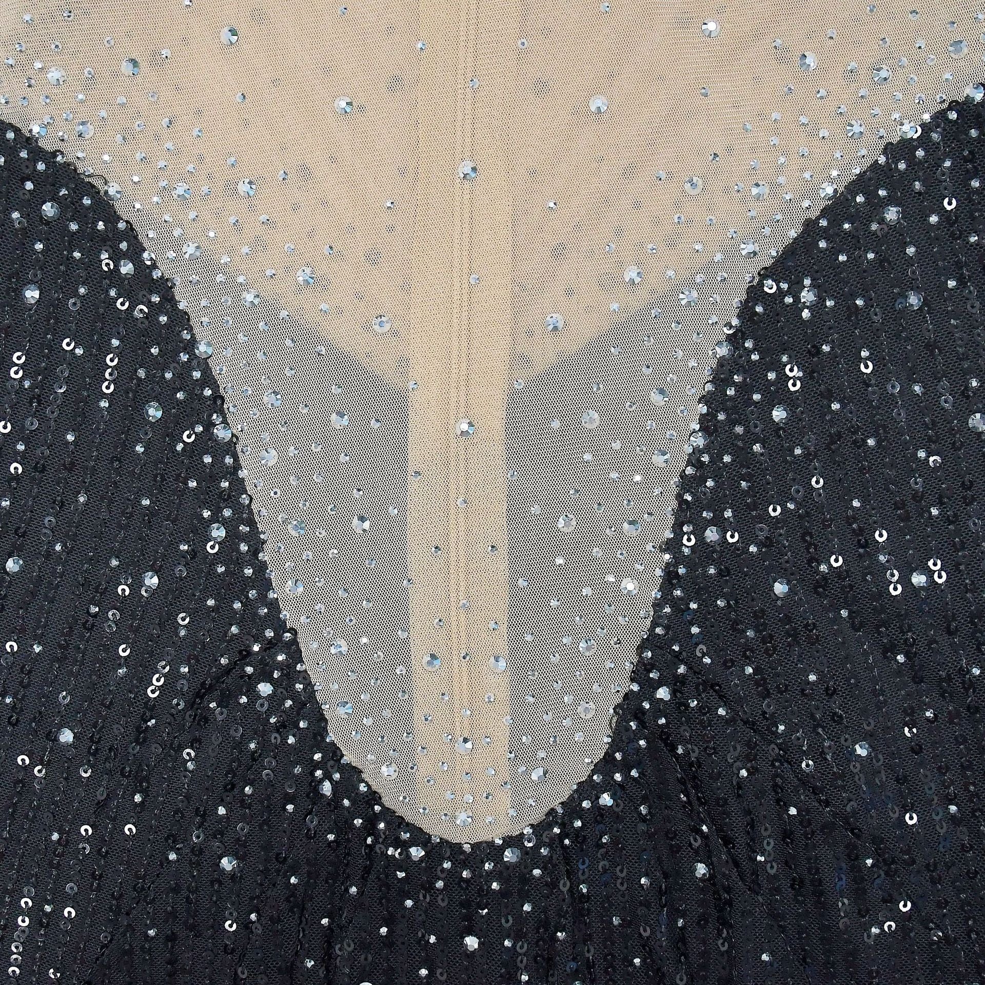 Fashionable women's solid color mesh beaded Straps dress（customized,MOQ 6pcs/size/color,process time 7-10 days） 18