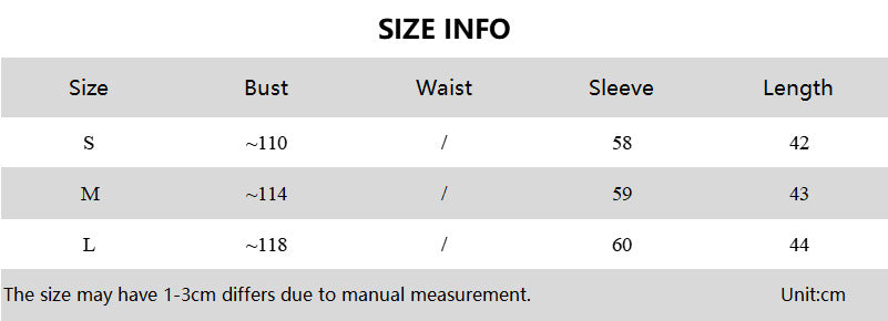 Women's autumn fashion Crop Jacket long sleeve short Jersey 10