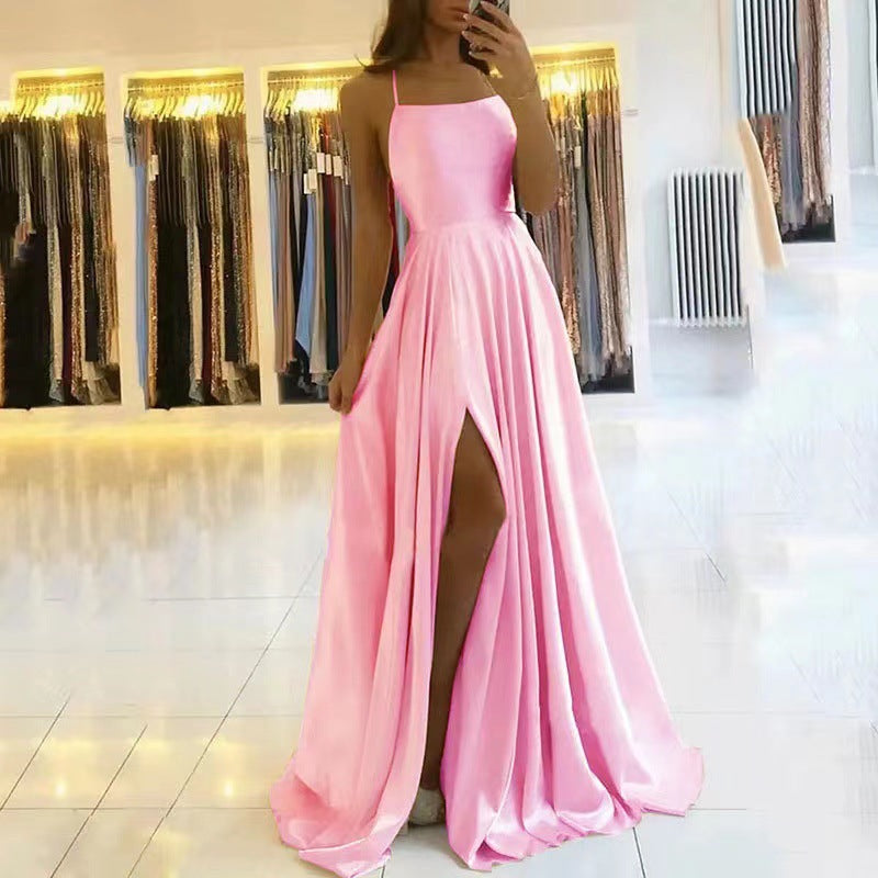 Women Bridesmaid Dresses Sexy Slit Prom Evening Dresses（Processing time need 3-6 days） 13