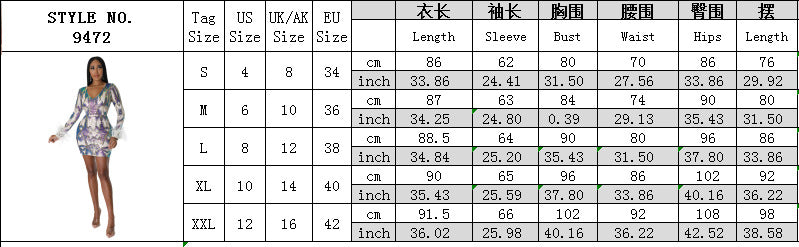 Women's V Neck Sexy Sequin Long Sleeve Nightclub Party Dress 13