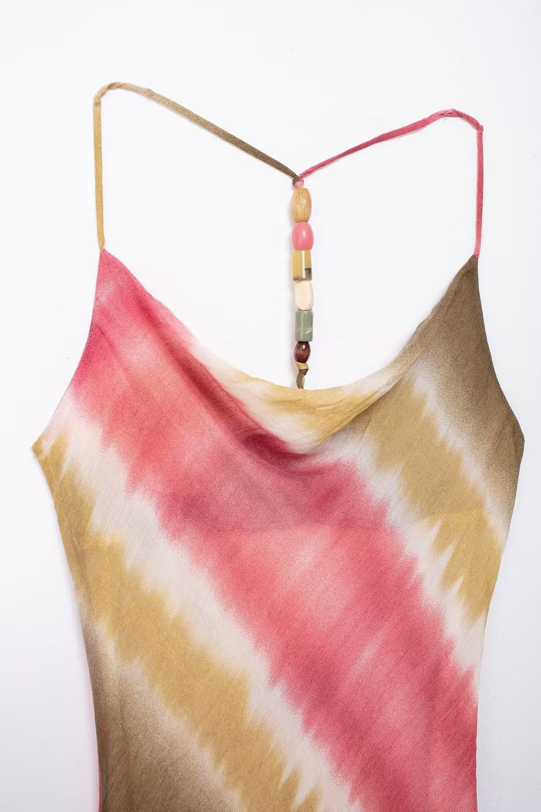 Women's Summer Tie-Dye Strap Long Dress 5