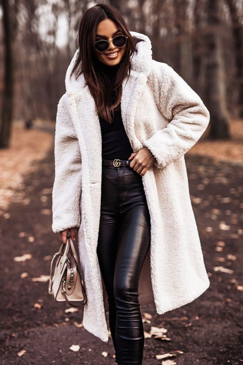 Women autumn and winter long-sleeved Coat 7