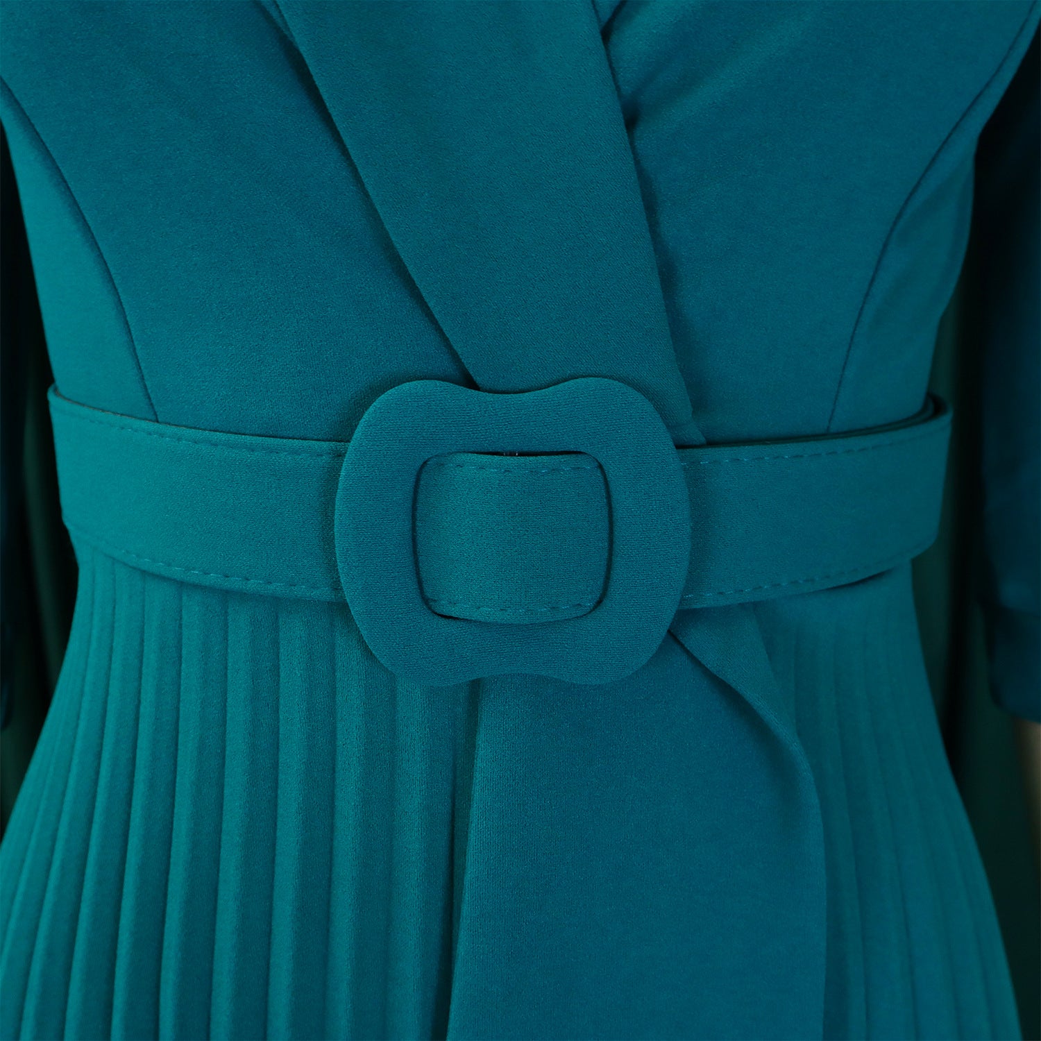 Autumn and winter women's clothing ol fashion Turndown Collar pleated Slim Waist Plus Size African dress 15