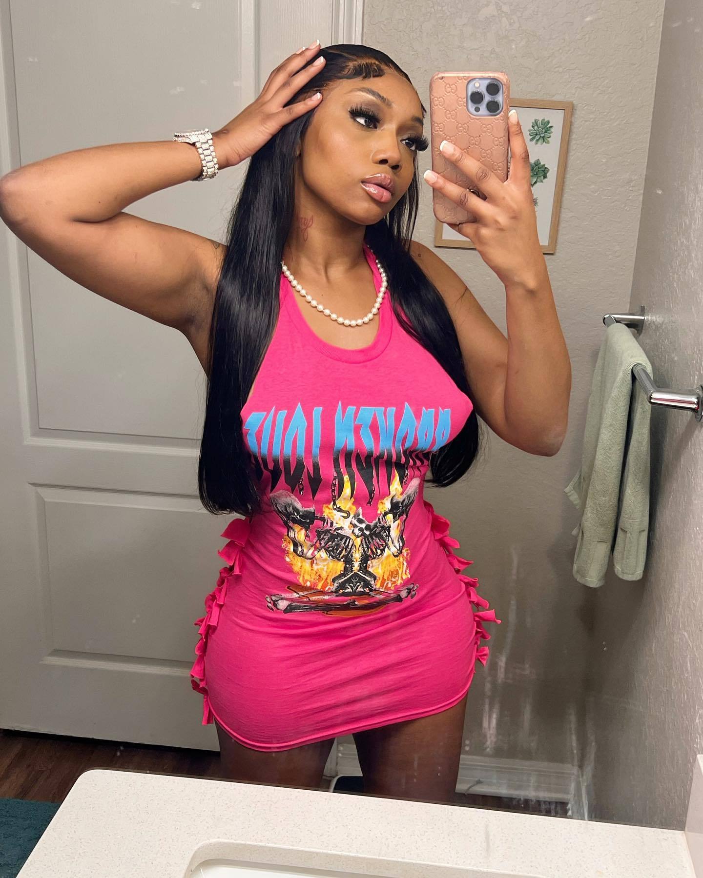 Summer Fashion Casual Cutout Back Lace-Up Tassel Low Back Dress Mini Dress 3