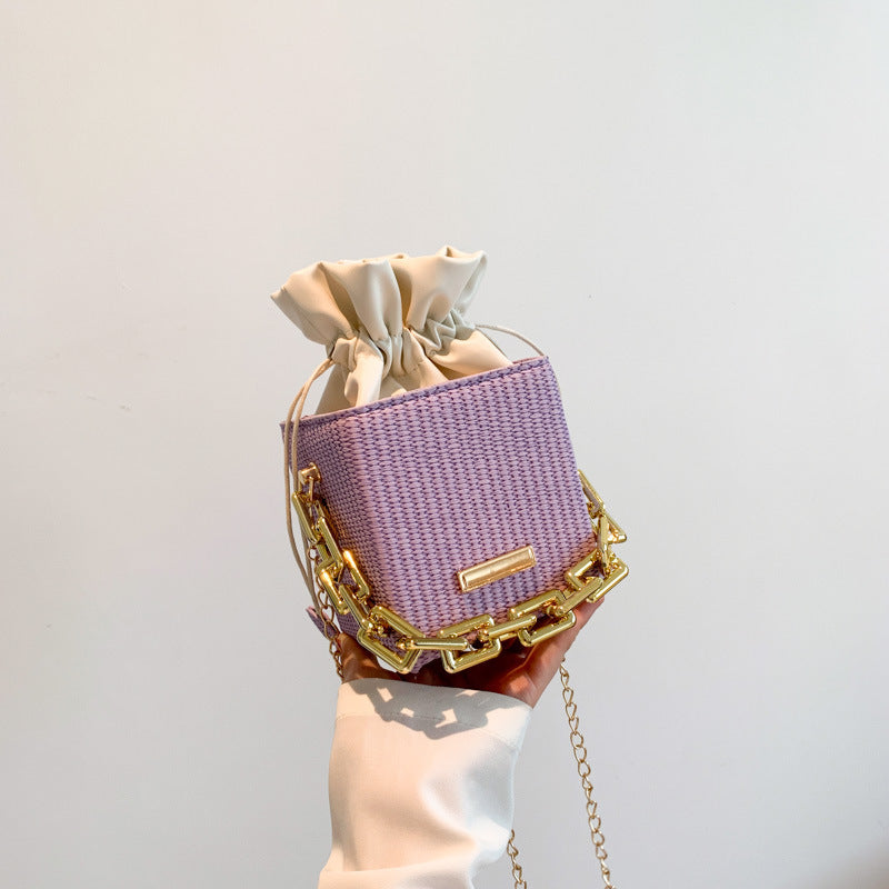 Women Mini Chain Handbag Shoulder Messenger Bag Small Square Bag 5