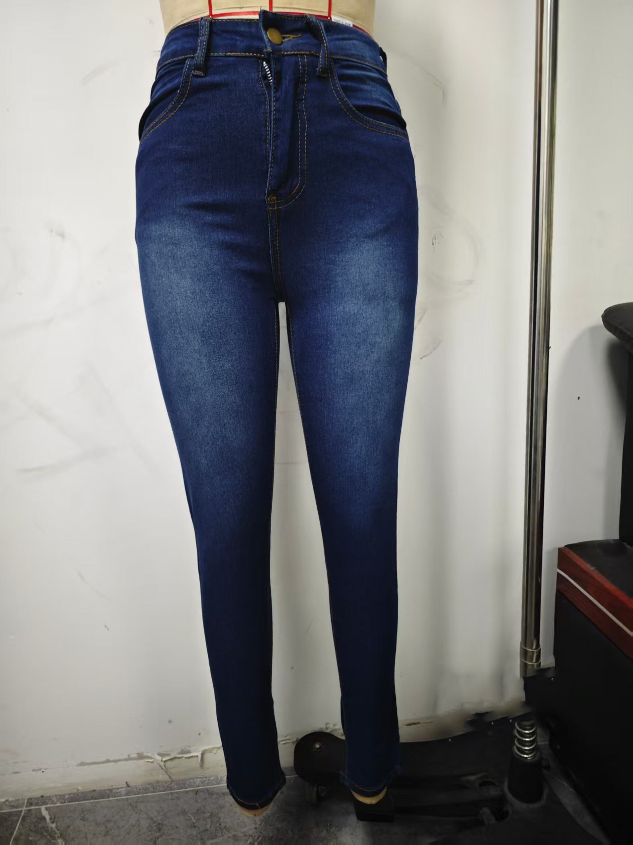 Women's Slim Fit Stretch Denim Pencil Pants 14