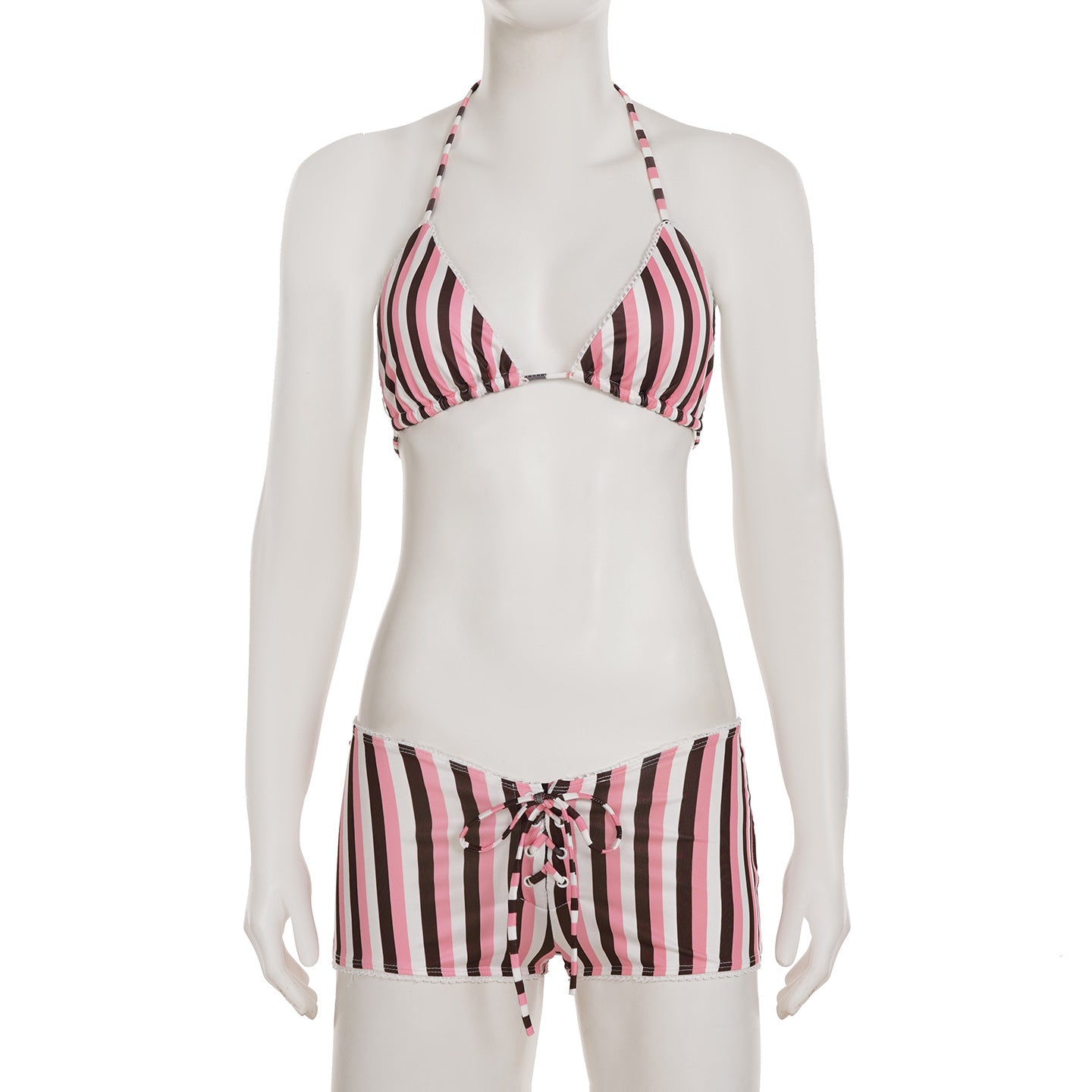 Women sexy stripes Two Pieces Swimwears 10