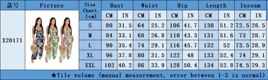 Women Printed Off Shoulder Jumpsuit 9