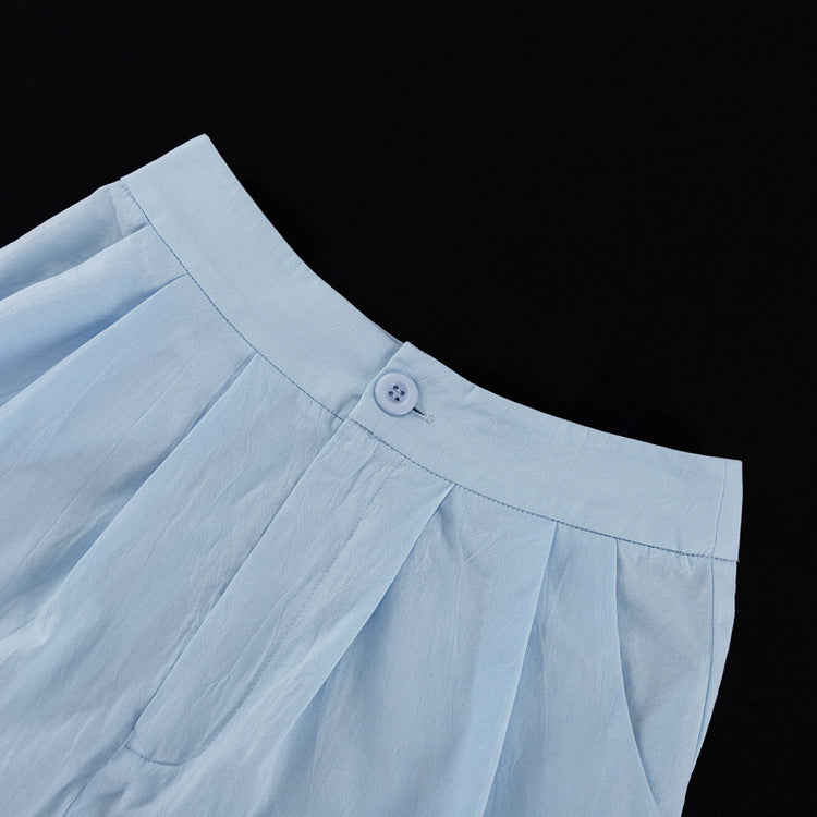 Women's Long Sleeve Shirt Skirt Two-Piece Set 12