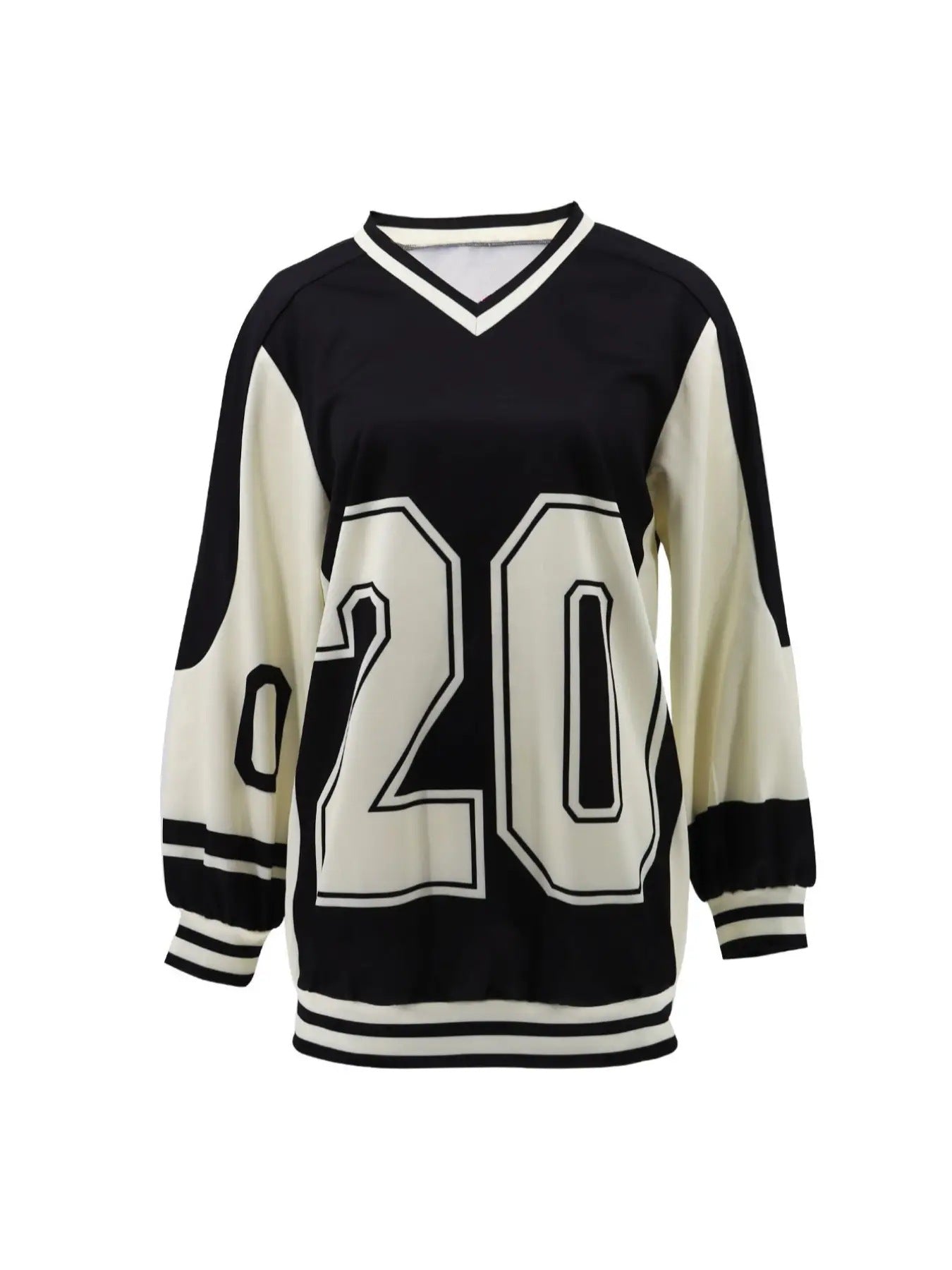 Women Long-Sleeved Letter-Print Casual Top 14