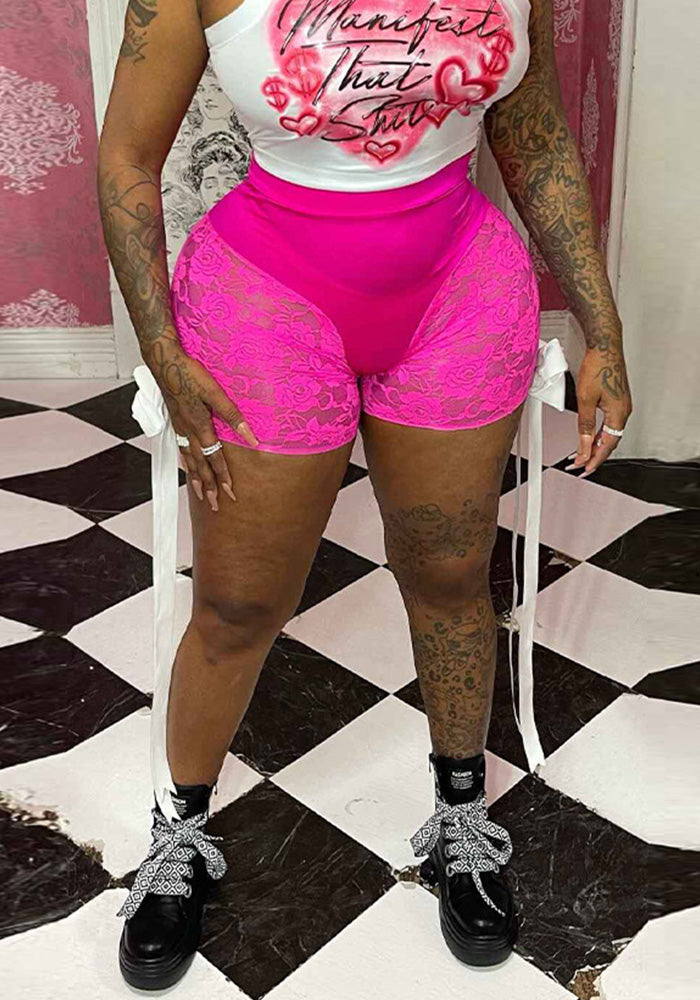 Sexy Butt Lift Slim Fit See-Through Lace Shorts 5