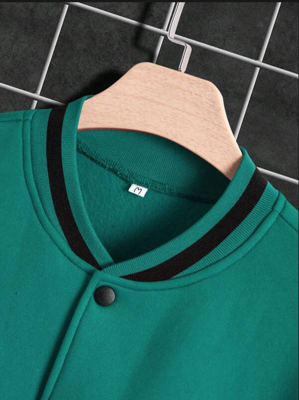 Men's Baseball Uniform Jacket Spring And Autumn Trendy American High Street Young Men's Loose Casual Coat 28