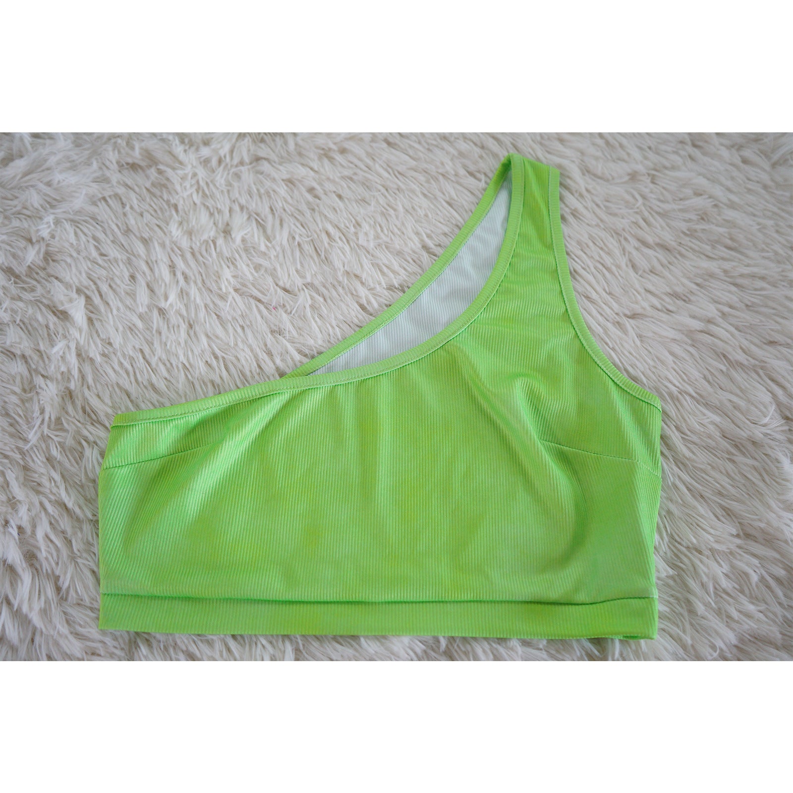 Slash Shoulder Sleeveless High-Rise Shorts Casual Tracksuit 26