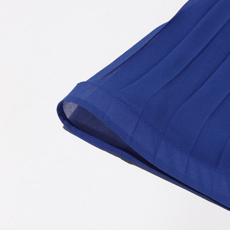 Women Elegant Butterfly Blazer Jacket + Pleated Skirt Two-piece Set 29