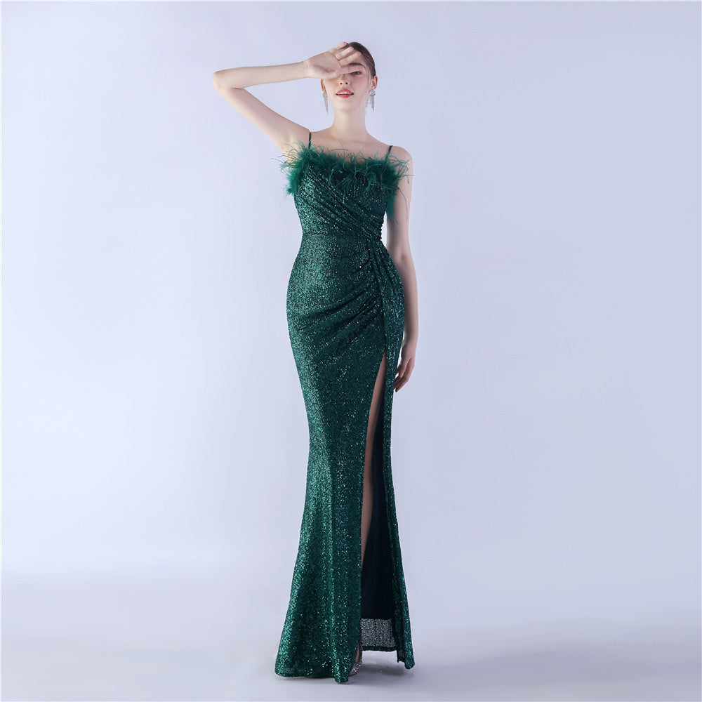 Plus Size Women Sequin Formal Party Evening Dress 12
