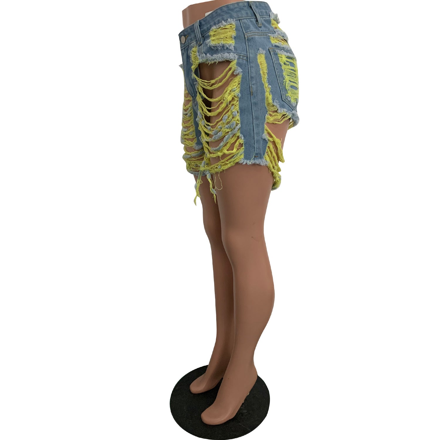 Women's Ripped Shorts 8