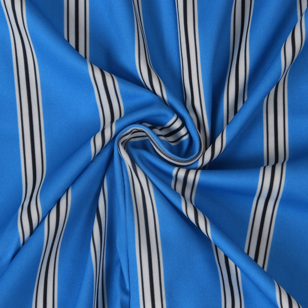 Women Sexy Sleeveless Striped Print Jumpsuit 17