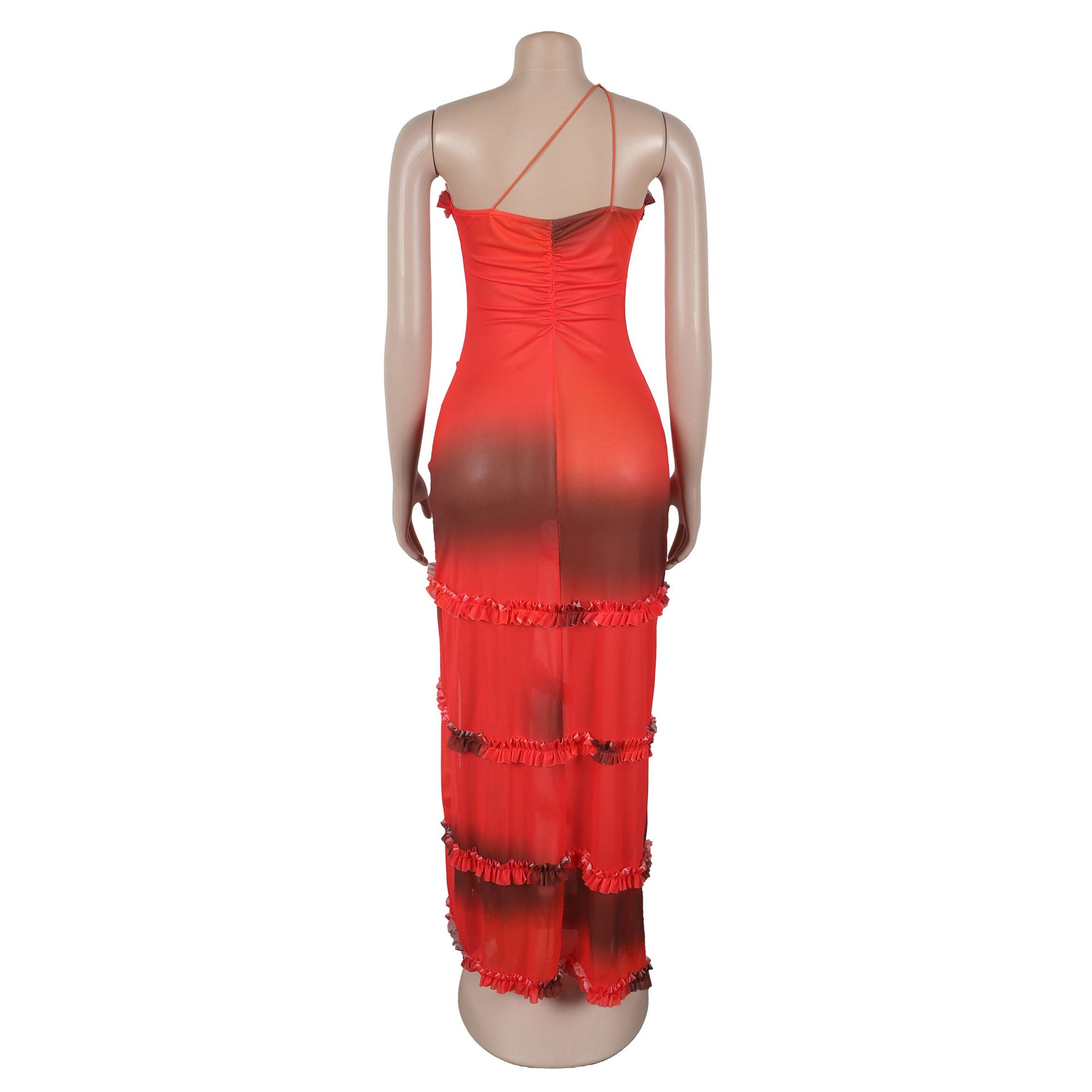 Women's Strap Hollow Lace Slit Dress 11