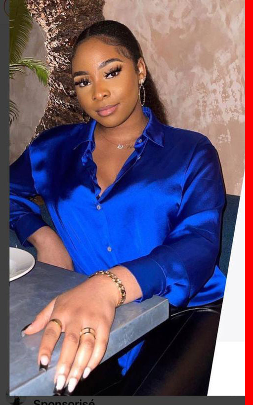 Women Satin Single Breasted Long Sleeve Solid Shirt 7