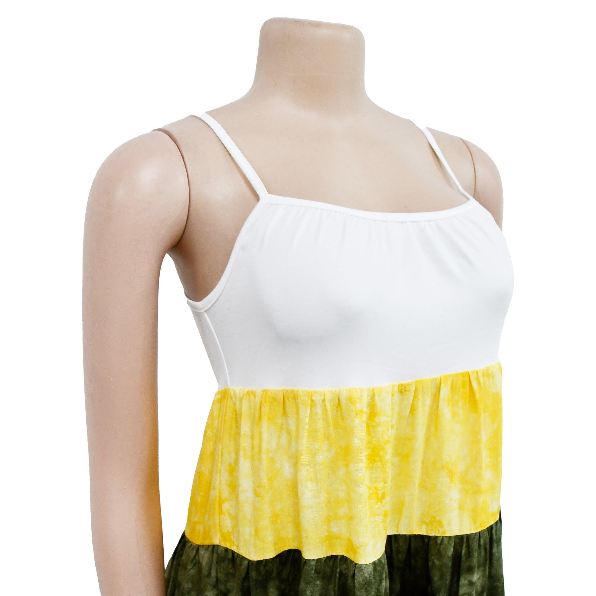 Fashion Ladies Gradient Print Multicolor Sleeveless Sleeveless Dress 15