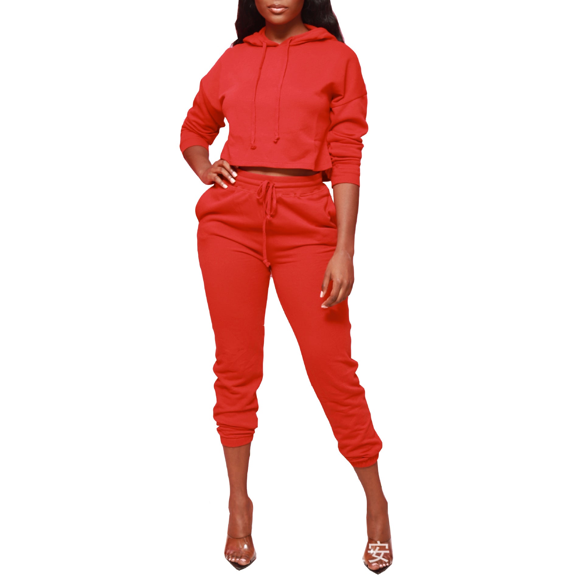 Women Hoodies and Pant two-piece set 15