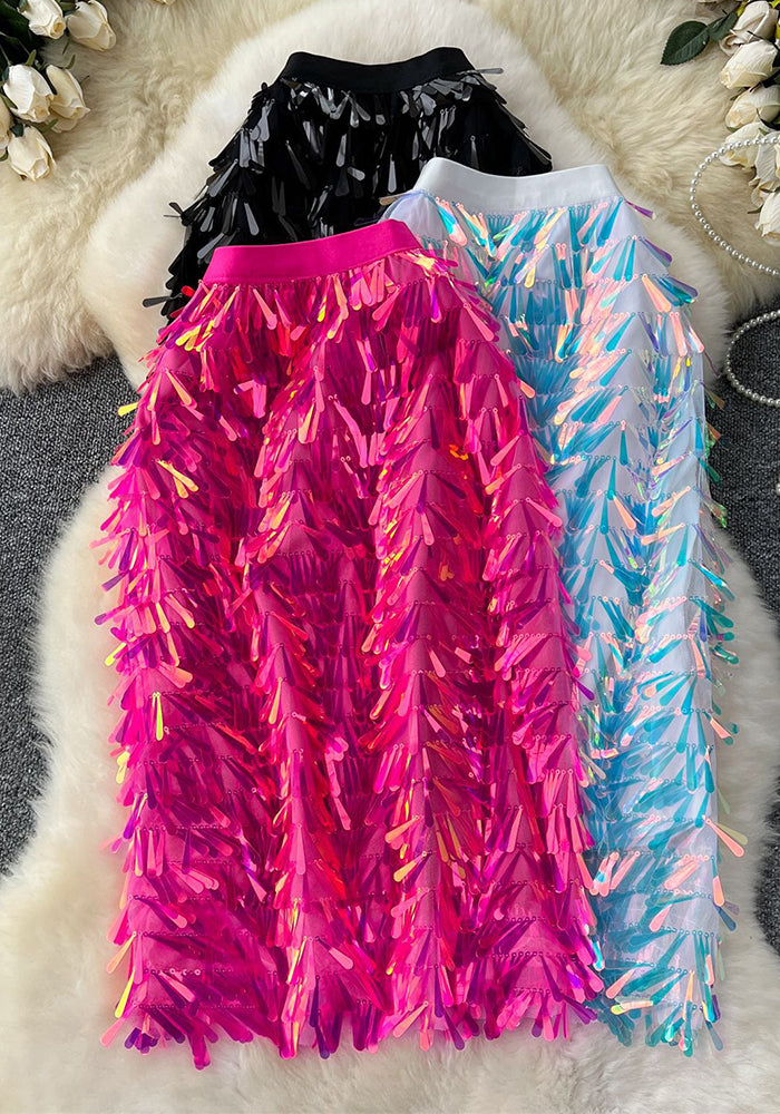 Women Summer Sequined Sparkling Skirt