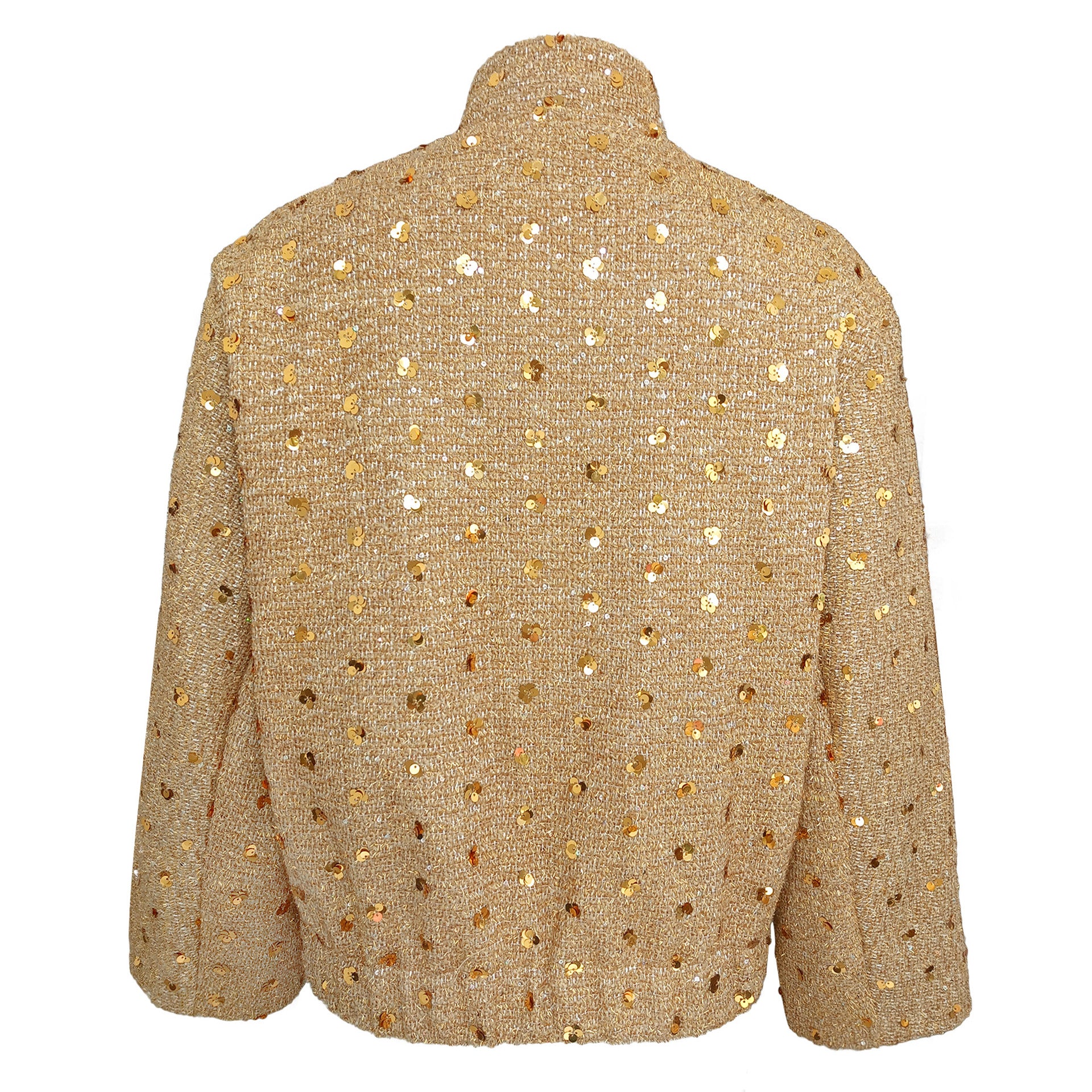 Autumn And Winter Women's Pocket Embroidered Sequined Jacket 11