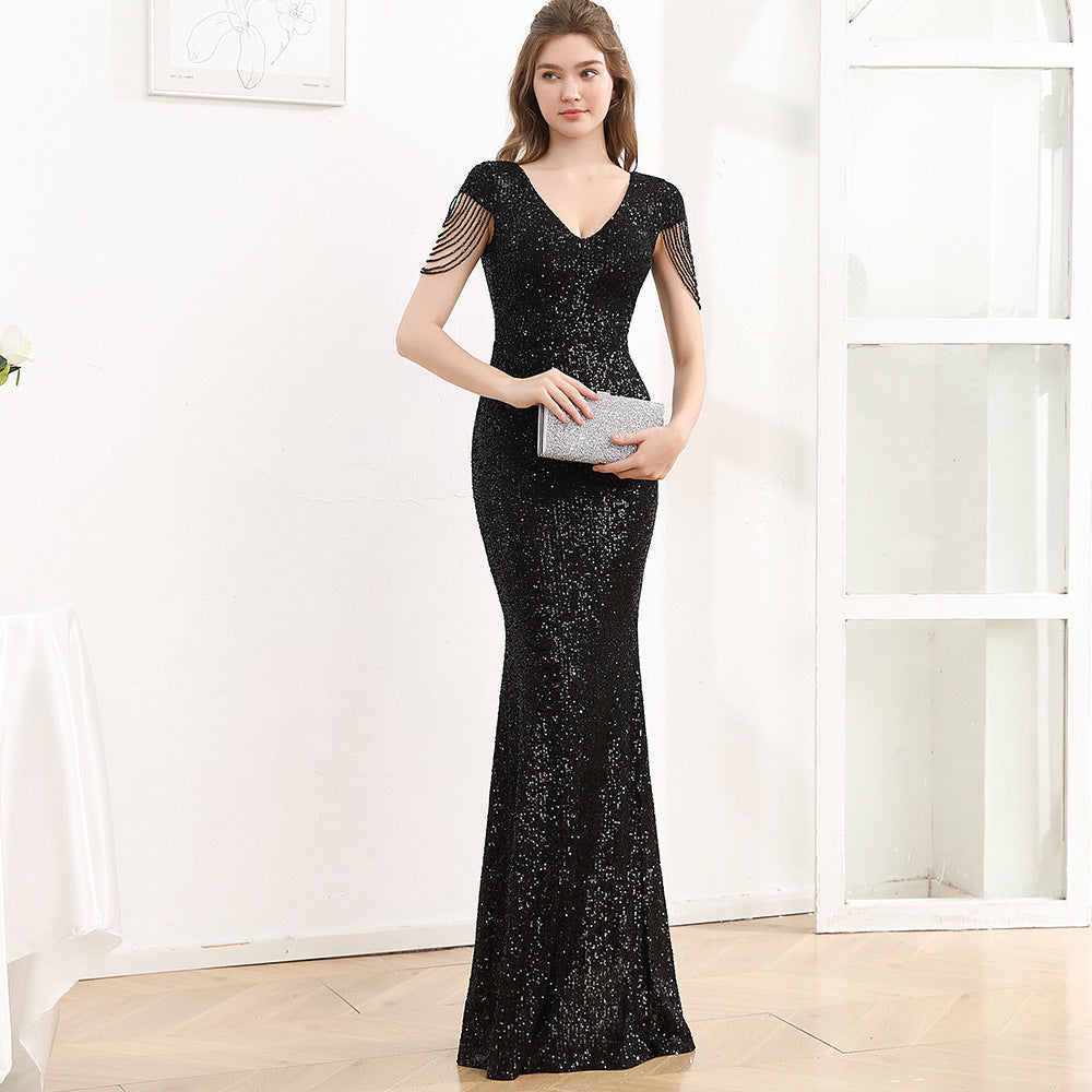 Formal Party Luxury Slim Fit Long Dress Evening Dress For Women