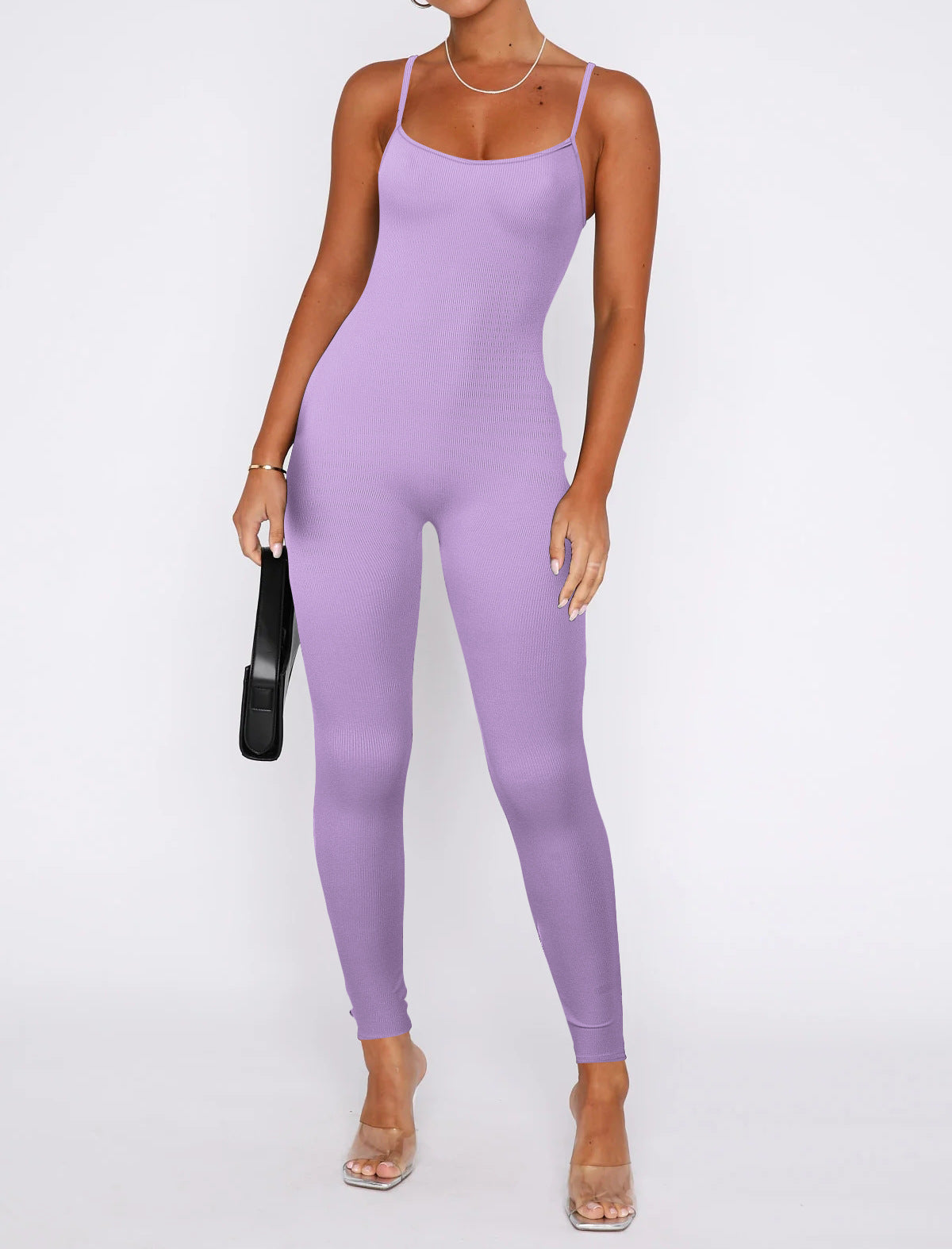 Women Sexy Sleeveless Backless Jumpsuit 4