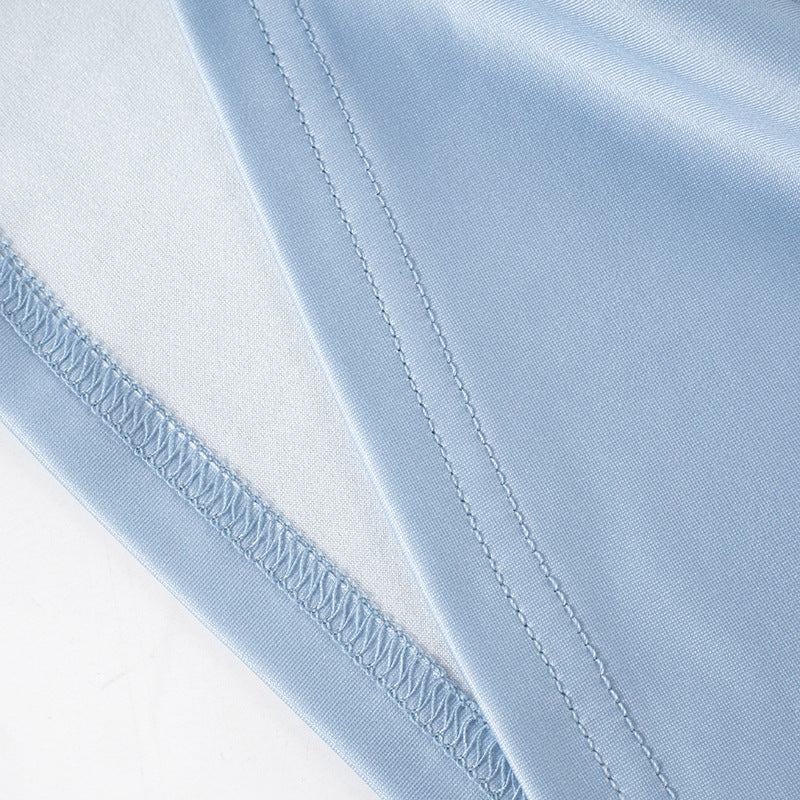 Women Summer Strapless Floral Print Slit Maxi Dress 13