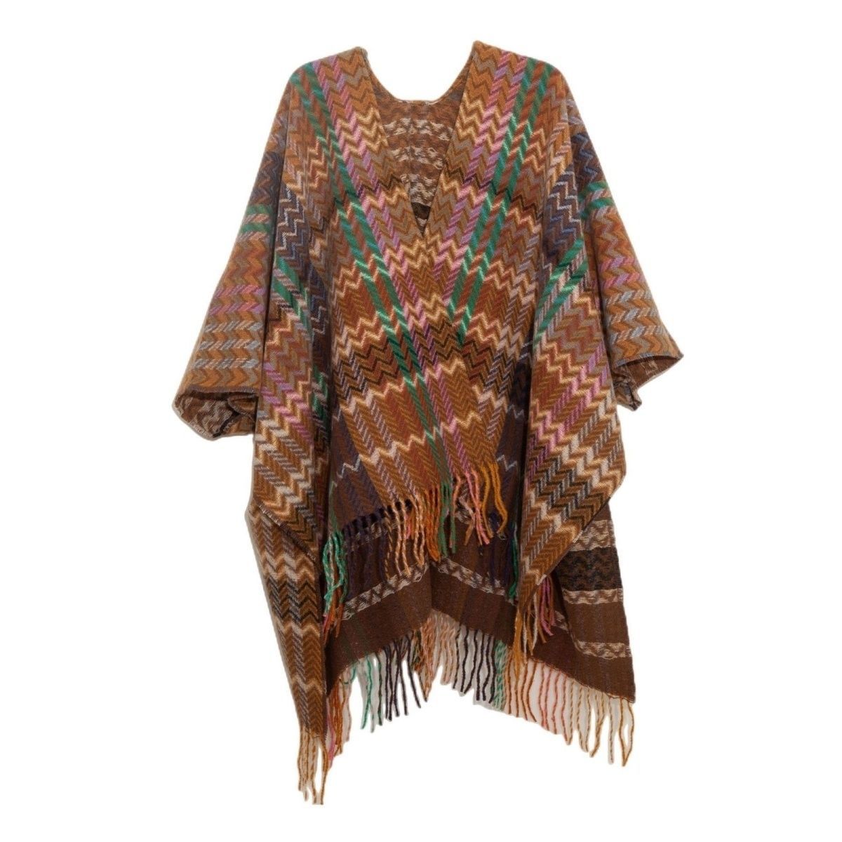 Women shawl blanket ethnic style cloak coat cloak scarf 11