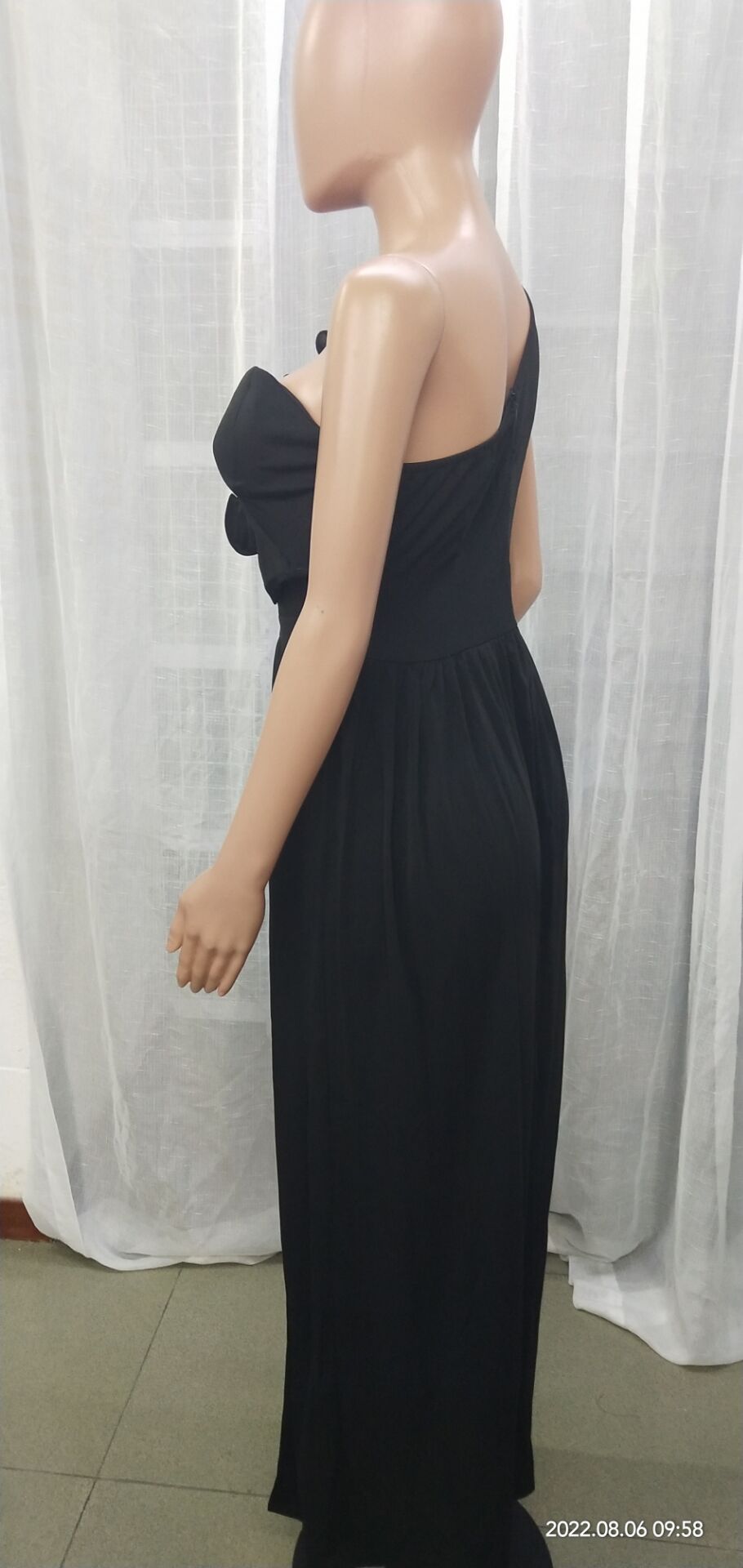 Women's Sleeveless Ruffle Hem Slit Dress 27