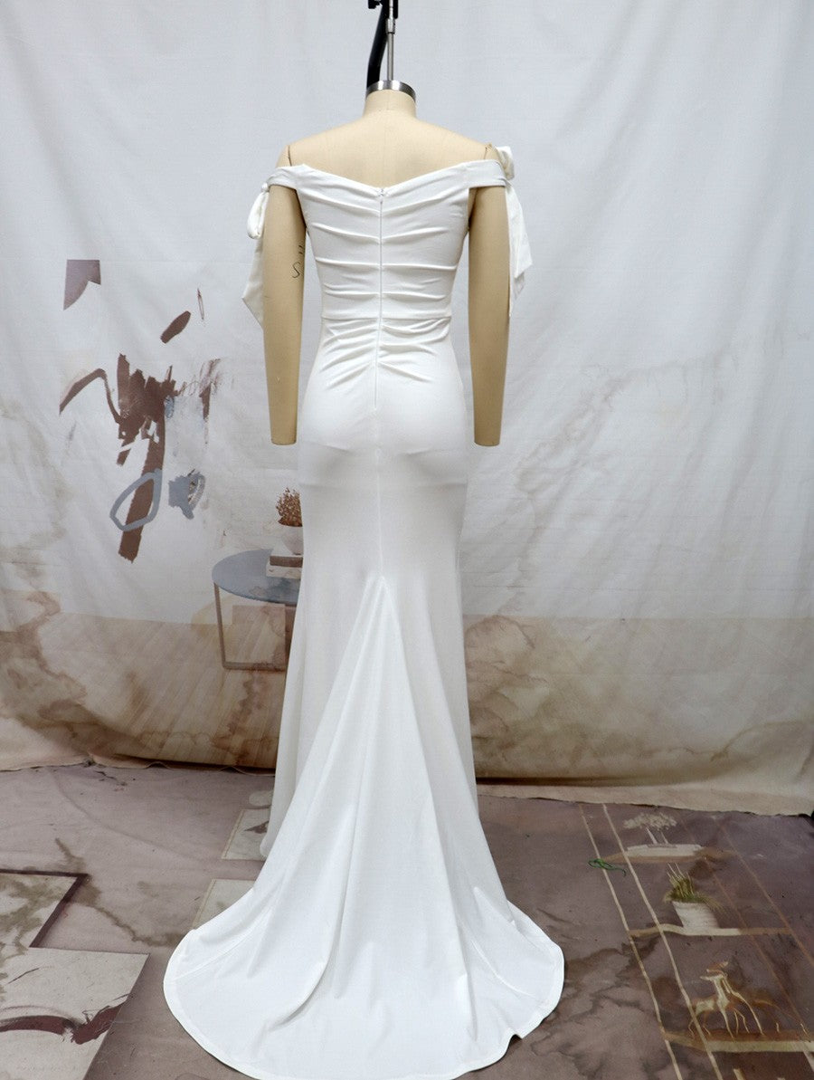 Summer Dress Slim Fit Slit Formal Party Evening Dress 11