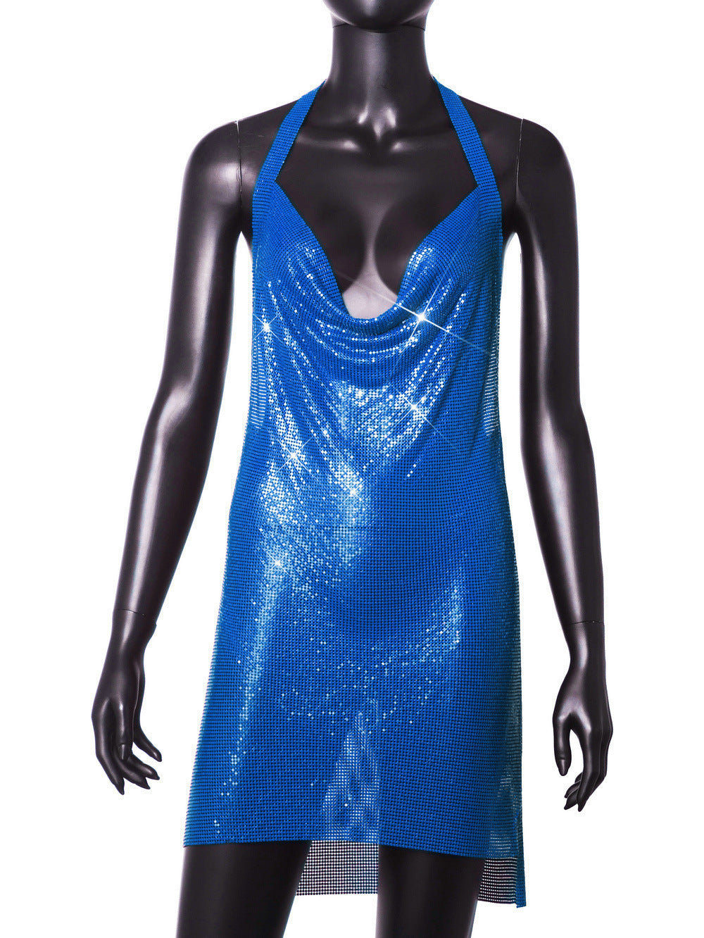 Sexy Metal Sequin Strap Night Club Dress 22