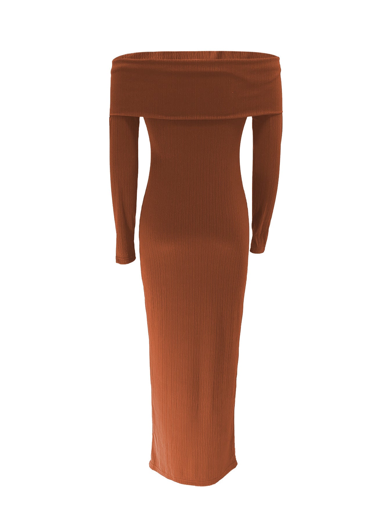 Women Off Shoulder Long Sleeve Elegant Formal Party Dress 13