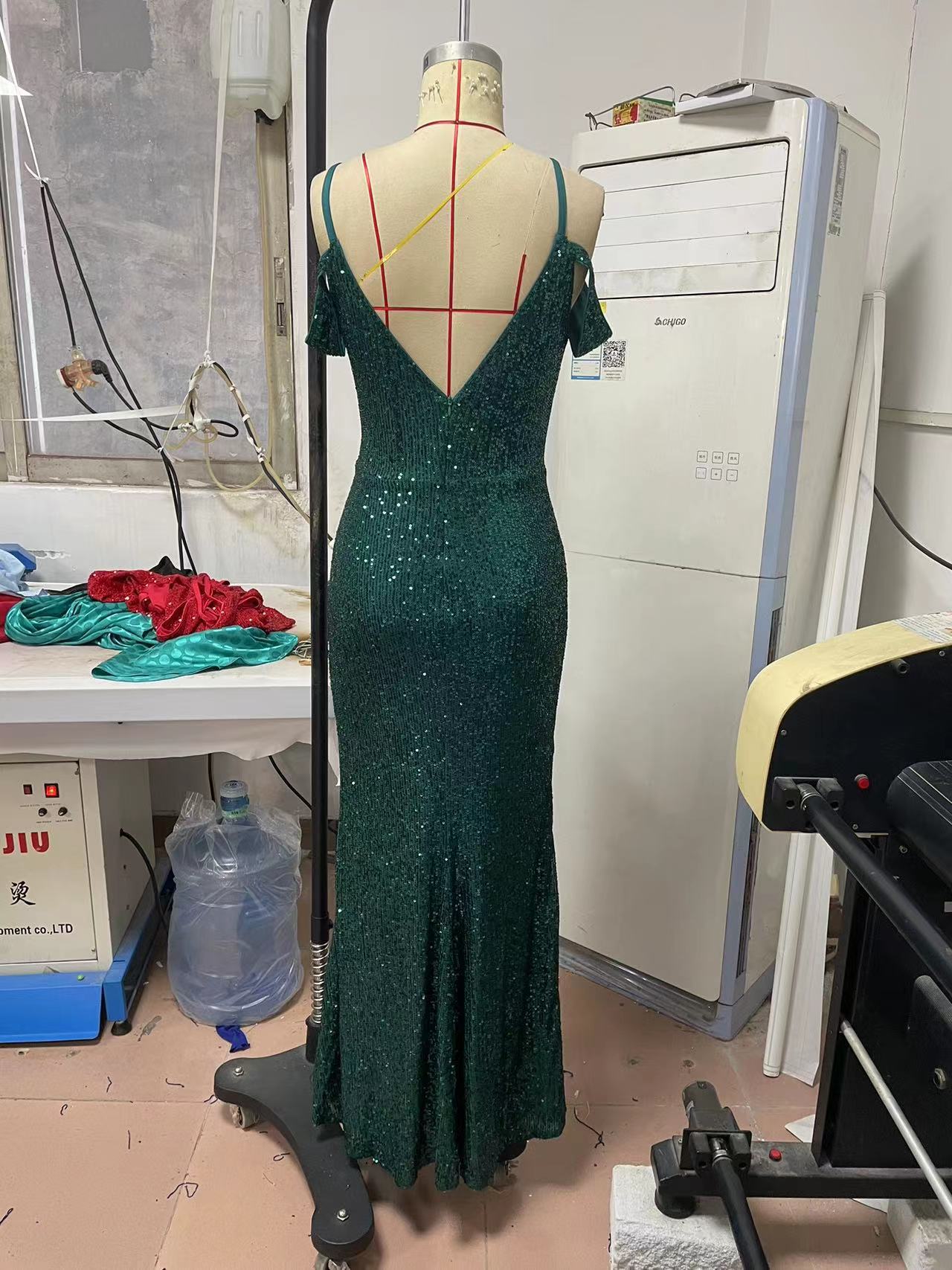 Women Sleeveless Camisole Slim Bodycon Maxi Evening Dress 5