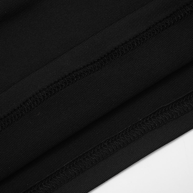 Women's Autumn Winter Solid Color Patchwork Color Block Trim Long Sleeve Top Slim Pants Set 22