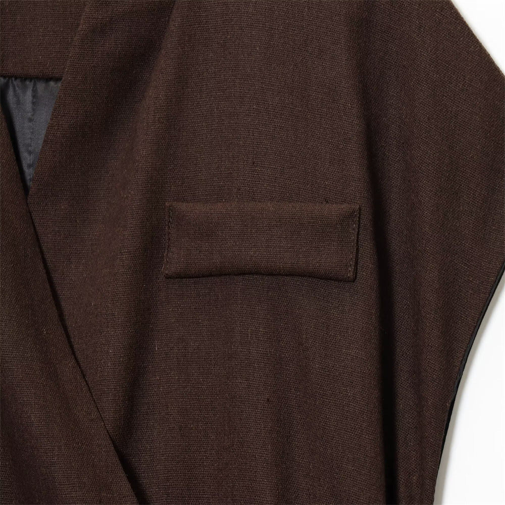 Women summer suit vest wide-leg pants two-piece set 15