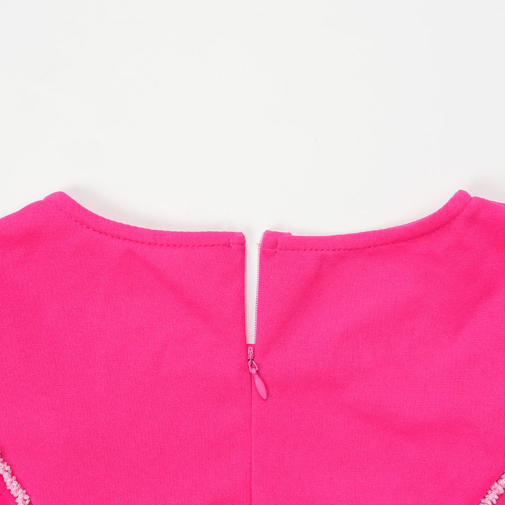 Plus-Size African Women Career Elegant Dress with Belt 22