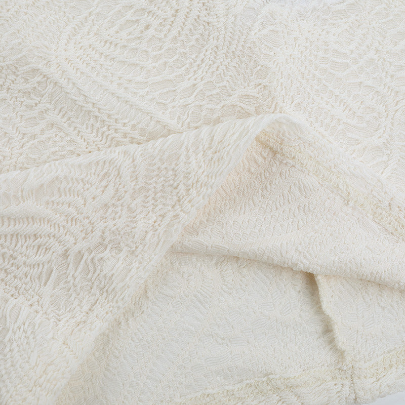 Women Sexy U-Button Off-Shoulder Long Sleeve Bodycon Dress 17