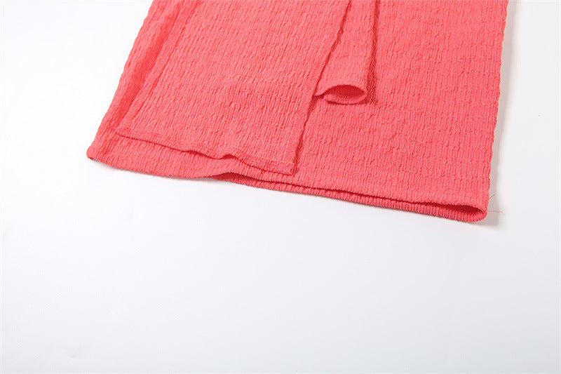 Women Summer Sexy Strapless Top and Long Skirt Two-Piece Set 26