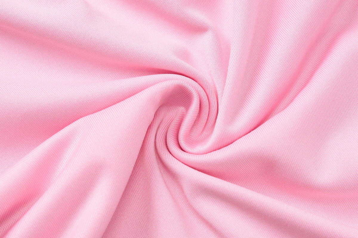 Women's Summer Fashion Sexy Strapless Slim Flower Pleated Split Tie Two Piece Skirt Set 12