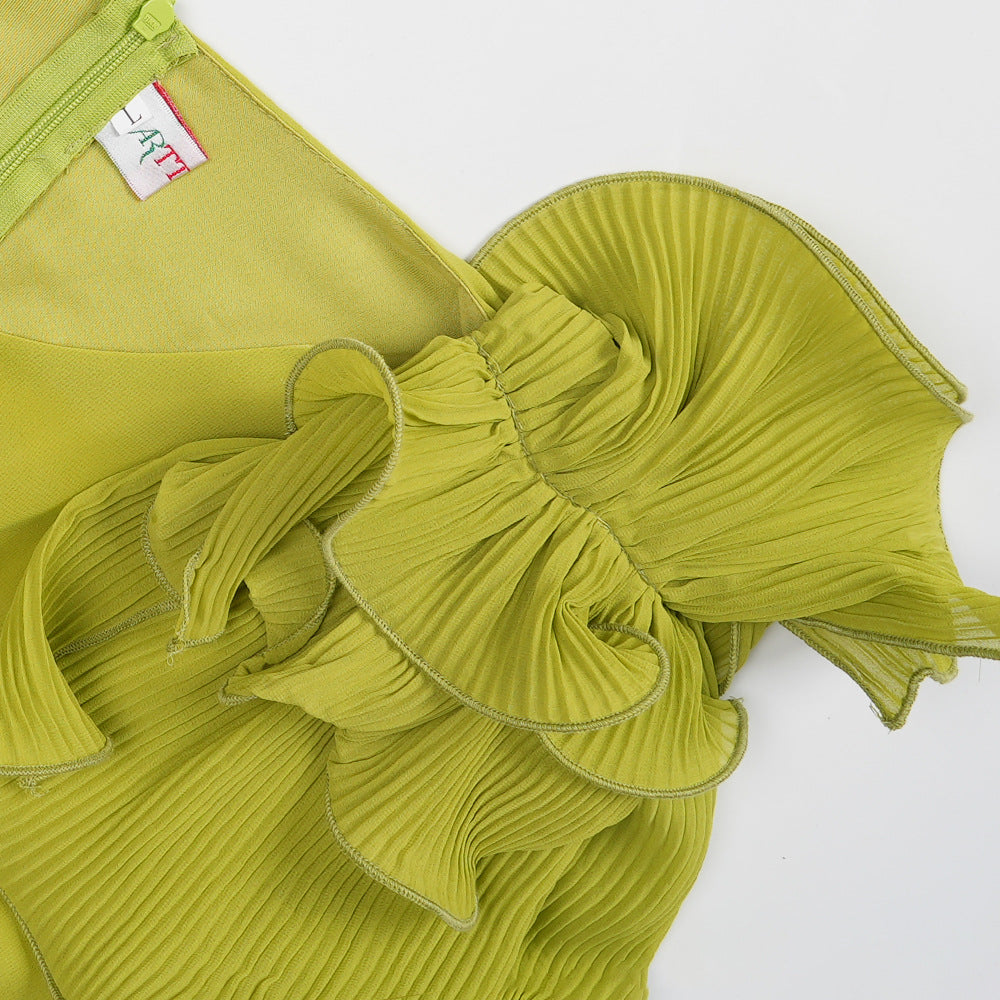 Elegant Formal Party Pleated Dress 15