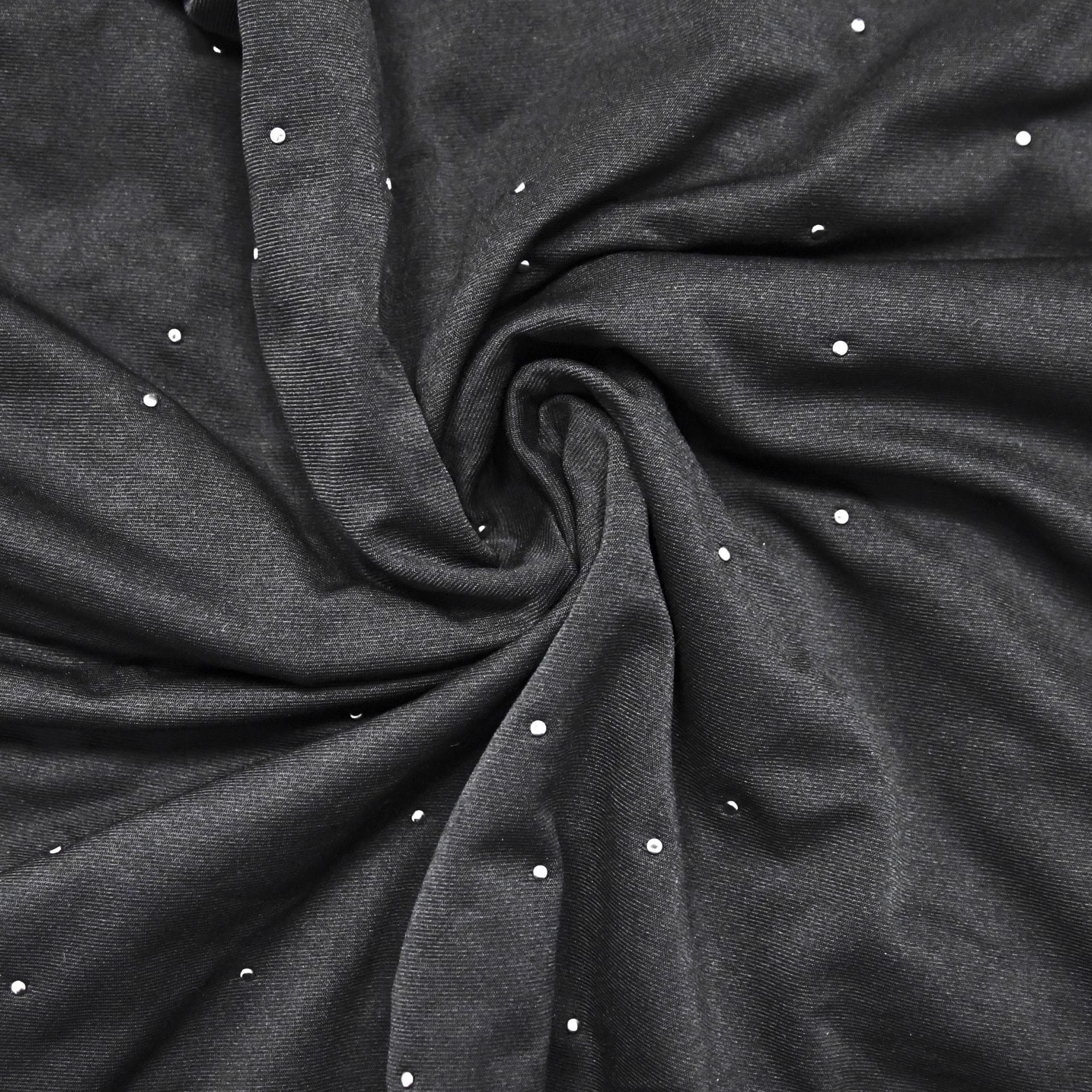 Fashion Ladies Long Sleeve Beaded Mesh See-Through Dress 20