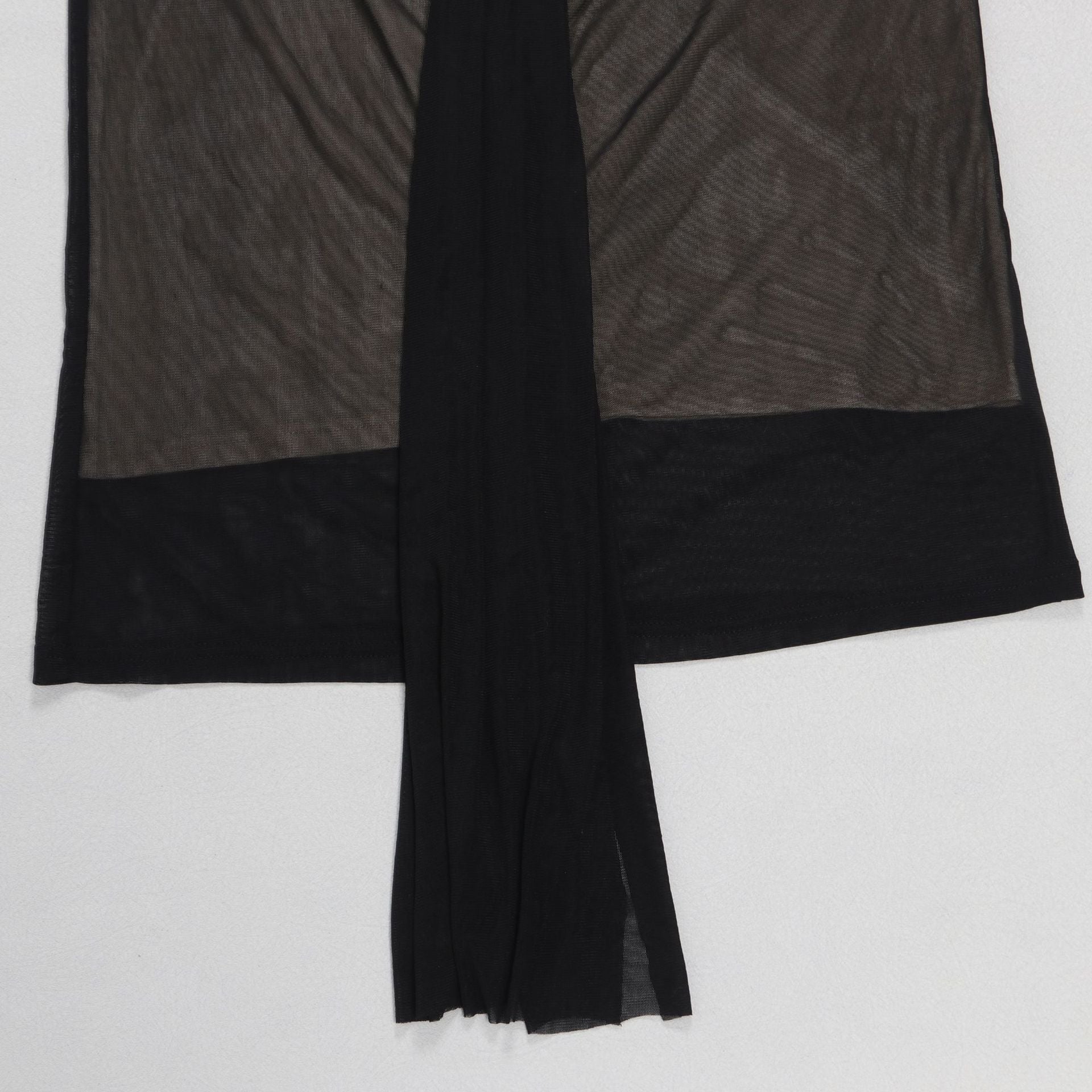 Women Sexy Pleated Mesh Dress 16