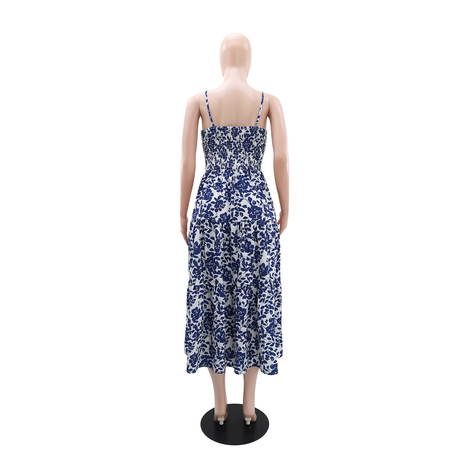 Women Print Holidays Casual Strap Dress